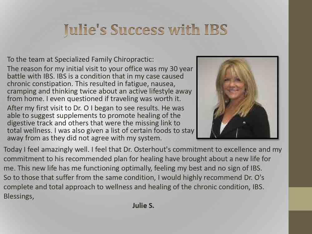 success story - julie s.