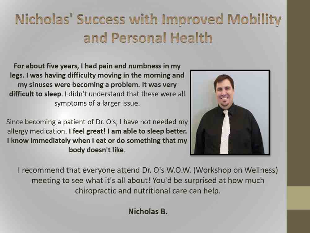 success story - nicholas