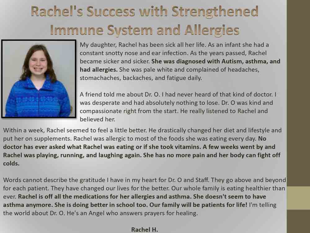 success story - rachel