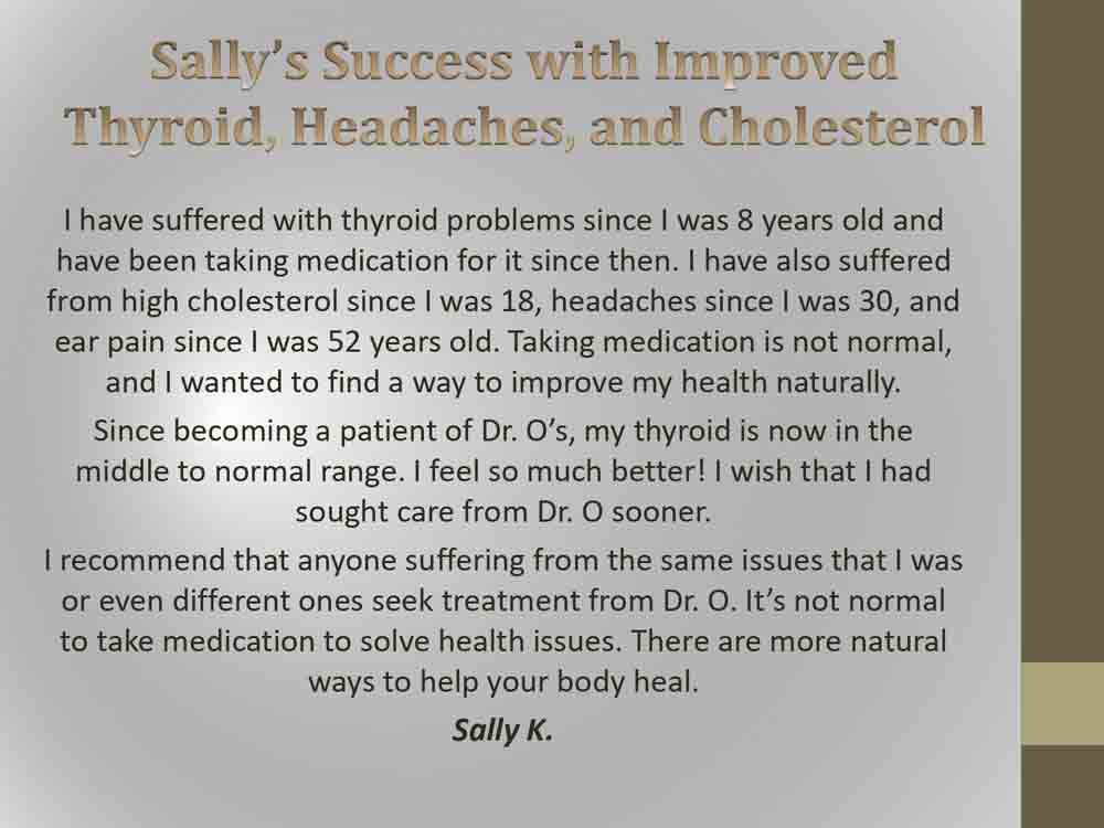 success story - sally k.
